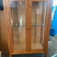 アンティーク調　ショーケース　引き取り限定