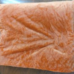 単衣、薄手、毛布（200×230）オレンジ　洗濯のみ未使用