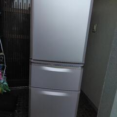 お取引中です。三菱3ドアノンフロン冷凍冷蔵庫MR-C34Ｘ-P