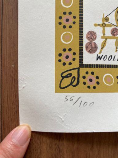 Alice Pattulloウォールスクロールポスター 額縁なし デコレーション