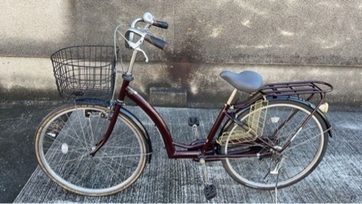 中古26インチ軽快車、暗証番号鍵付き
