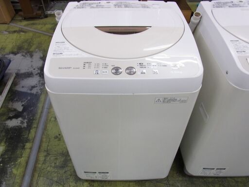 ★シャープ(SHARP) 2015年製 4.5kg 全自動洗濯機 ES-GE45P-C 中古[05]