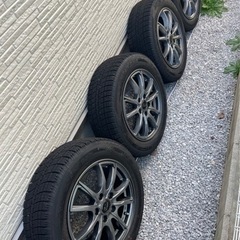 NANKANG AW-1 205/60R16 92Qスタッドレス タイヤ ホイール ナット 布チェーン 一式セット 
