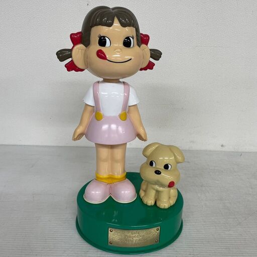 【FUJIYA】 不二家 フジヤ 2001 Peko\u0026Dog Special Edition ペコ\u0026ドッグ スペシャルエディション 首振り 置物 オブジェ インテリア