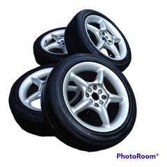 希少】無限アルミホイール N96RG +FALKENタイヤ 205/50R16