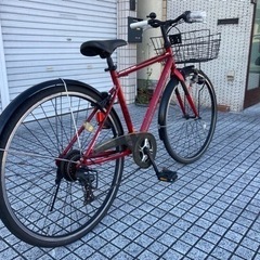 クロスバイク】プレシジョン 700x32cタイヤ 泥除け、カゴ、LEDダイナモ 