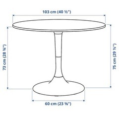 【新品・未使用】IKEA イケア　ダイニングテーブル　DOCKSTA ドクスタ