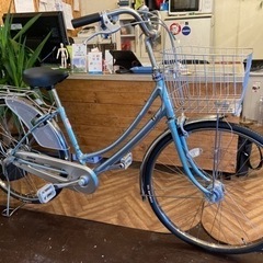 前後タイヤ新品！ブリヂストン】LEDオートライト 3段変速 26インチ  