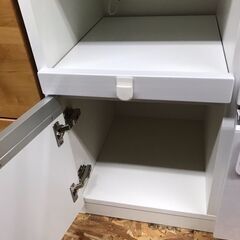 松田家具 幅 117cm キッチンボード レンジボード 食器棚 システムキッチンボード モイス加工 家具 インテリア 家具 収納用品 多目的収納 食器棚 おしゃれ 高級家具 国産品 クリーニング済