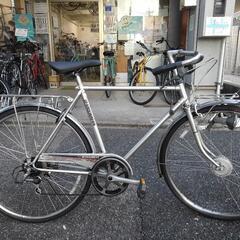 中古自転車２２８２　前後タイヤ新品！　レトロバイク！　ナショナル...