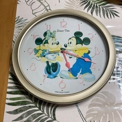 ディズニー　掛け時計　ミッキーミニー