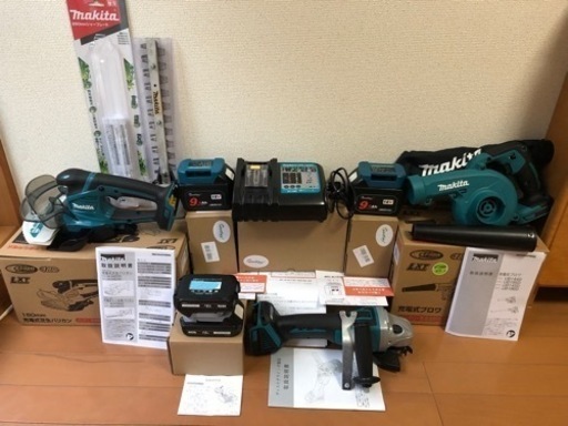 【マキタ18v】(今日で値下げ終了です)ブロワー、バリカン、(おまけ、互換グライダー、生垣バリカン用替刃260mm高級刃)