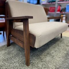 🥃ウイスキーオークシリーズ ２Pソファ ✨定価￥47,800✨ ウイスキーが染み込んだオーク材を使用!!🥃