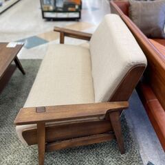 🥃ウイスキーオークシリーズ ２Pソファ ✨定価￥47,800✨ ウイスキーが染み込んだオーク材を使用!!🥃