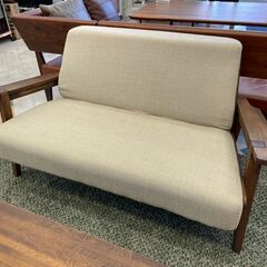 🥃ウイスキーオークシリーズ ２Pソファ ✨定価￥47,800✨ ウイスキーが染み込んだオーク材を使用!!🥃