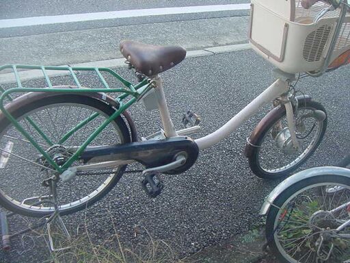 オートフィックス店頭にて　子供乗乗せ電動自転車　値下げ