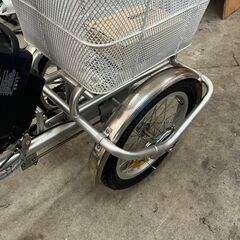 【A-326】タイガー 三輪電動自転車 シルバーカラー 中古 激安 通電確認済