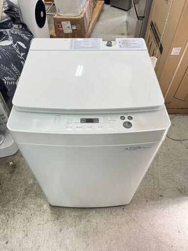 【A-327】ツインバード 洗濯機 KWM-EC55 5.5㎏ 2020年製 中古 激安 ホワイトカラー 一人暮らし