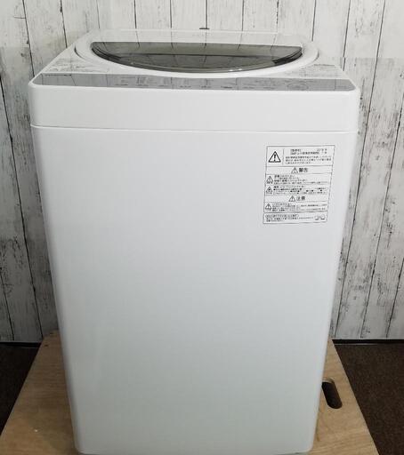 お取引中【美品】東芝 6.0kg全自動洗濯機 AW-6G6 2018年製 パワフル浸透洗浄 からみまセンサー 風乾燥 槽洗浄 ふろ水ポンプ付