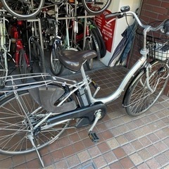 26インチ Yamaha PAS 電動アシスト自転車 シルバー