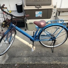 自転車(青色)オマケあり