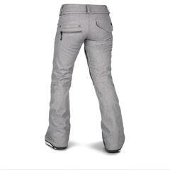VOLCOM ボルコム スノーボード パンツ レディース グレー グレイ 無地L
