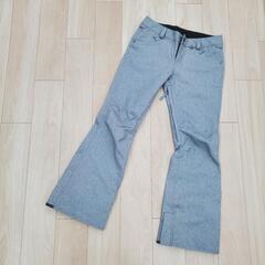 VOLCOM ボルコム スノーボード パンツ レディース グレー グレイ 無地L