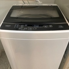 商品名：洗濯機　AQW-G50HJ　2019年製　アクア　5.0kg