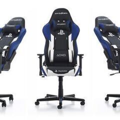 【新生活応援】ゲーミングチェア（DXRacer PS限定モデル）＋PCデスクセット