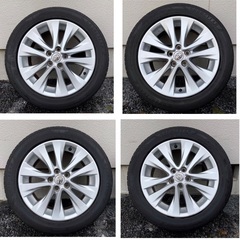 ヴェルファイア 20系 18インチ純正ホイール7.5J+45 PCD 114.3 タイヤ2021