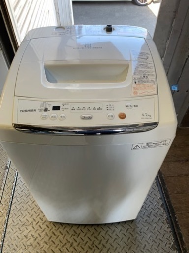 配送可能　東芝 TOSHIBA AW-42ML-W [全自動洗濯機 （4.2kg） ピュアホワイト]