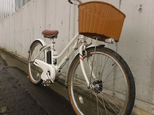バッテリー強12.8Ah★ブリヂストンの電動自転車 デリーシェ 中古自転車 480 バッテリー強12.8Ah☆ブリヂストンの電動自転車 デリーシェ 中古自転車 480