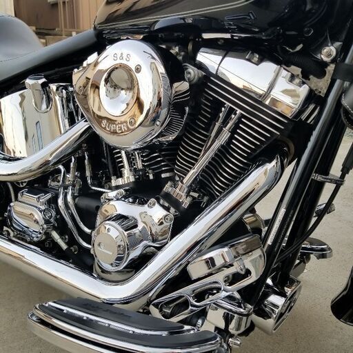 ハーレー FLSTF 最終キャブ車 フルカスタム