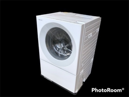 【極美品❗️】2021年製　左開き　ドラム洗濯乾燥機 　パナソニック　Panasonic NA-VG750L-W ななめ