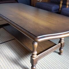 飛騨の家具穂高アームチェアとセンターテーブル