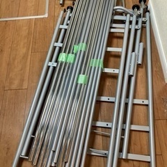 つっぱり式ハンガーラック(現金手渡し)