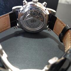 モンブラン スター腕時計　Mont Blanc Star AT 106467　自動巻 106467 MontBlanc Star Collection Black Dial Black Leather Strap