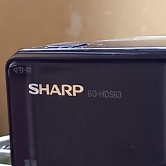 SHARP BD-HDS63　ブルーレイレコーダー　2011年製