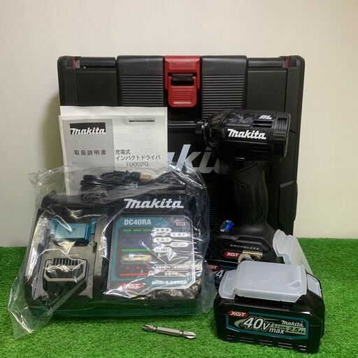 makita マキタ TD002GRDXB 黒 充電式インパクトドライバー 40V 2.5Ah【野田愛宕店】【店頭取引限定】【未使用】IT5QK1J1XAIW