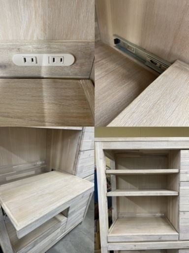 注目‼️unico/ウニコ MANOA マノア アカシア材 【キッチンボード】キャビネット W1200