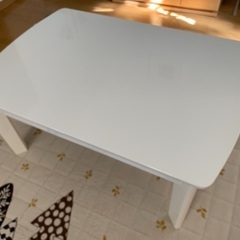 こたつテーブル白　90×60