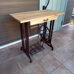 アンティークミシンテーブル brother