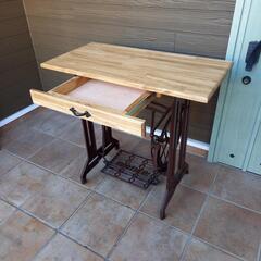 BROTHER アンティーク ミシン台 テーブル 作業台 アンティークミシンテーブル brother