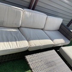 屋外家具　ガーデンファニチャー　ガーデンソファー