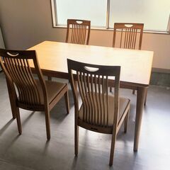 (売約済み)大塚家具 テーブル イス T-718