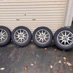 スタッドレスタイヤホイールセット　155/65r14 中古品