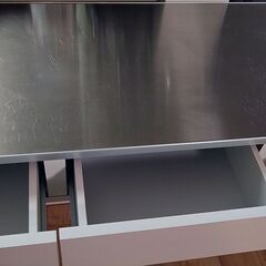 【取引中】キッチンカウンター ディノス/ステンレストップ間仕切りカウンター 幅119cm ¥52,900