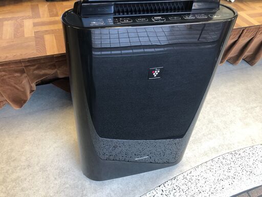 ⑦【鹿児島市リサイクルショップスターズ吉野店】【中古】SHARP シャープ 加湿空気清浄機 KC-D50-B プラズマクラスター ブラック 加湿器 空気清浄機 2013年製