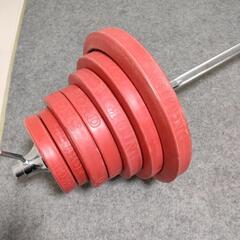 お引取り限定!ファイティングロード バーベルプレート109kgセット