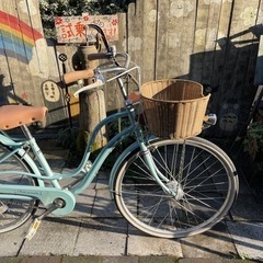 【2846】子供車　26インチ  カゴ新品　17,100円（防犯・税込）